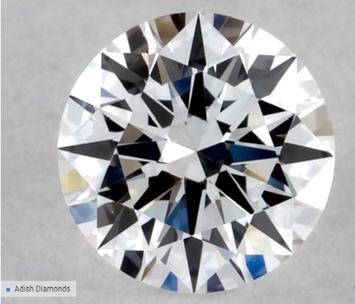 0.24 carat D-IF Excellent cut Natūralus Round Deimantas (1)