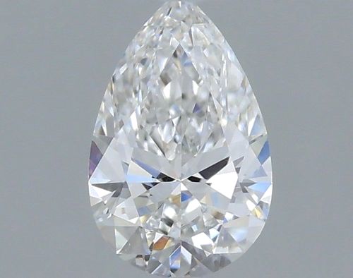 0.3 carat F-VS2 Natūralus Pear Deimantas (1)