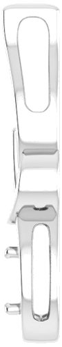 Pakabukas „Solitaire Freeform“ 10k white gold Round 5.2mm (3)