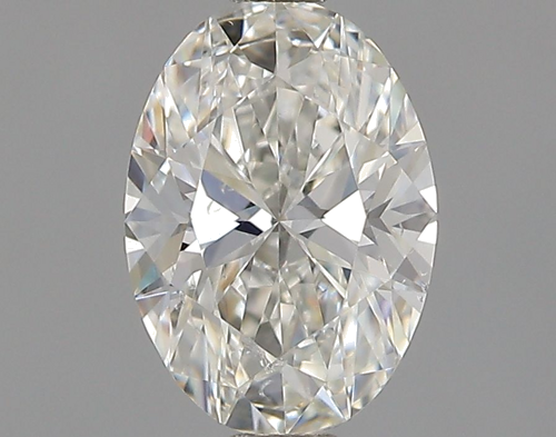 0.5 carat G-SI2 Natūralus Oval Deimantas (1)