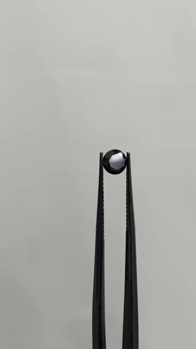 0.5 carat Fancy Black-VVS2 Excellent cut Natūralus Round Deimantas (1)