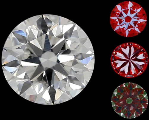 0.77 karato G VS2 EX ROUND Deimantas (1)