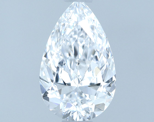 0.75 carat D-VVS2 Natūralus Pear Deimantas (1)