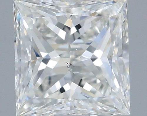 0.52 carat G-SI1 Natūralus Princess Deimantas (1)