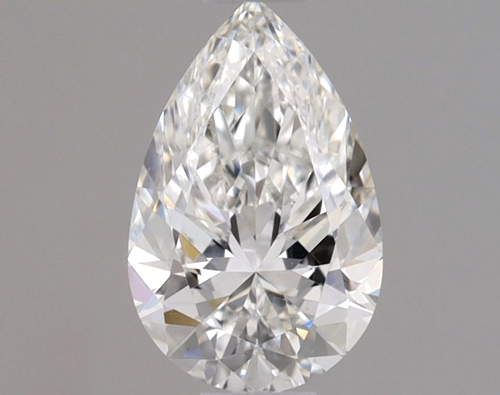 0.5 carat F-VS2 Natūralus Pear Deimantas (1)