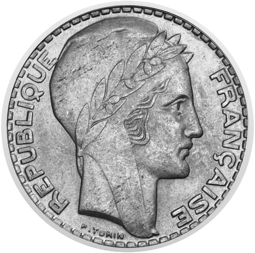 20 франка Франция (1870–1941) сребърна монета (2)