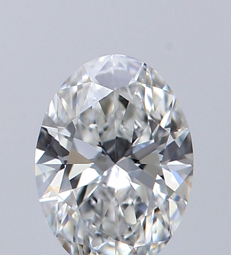 0.4 carat F-VVS1 Natūralus Oval Deimantas (1)