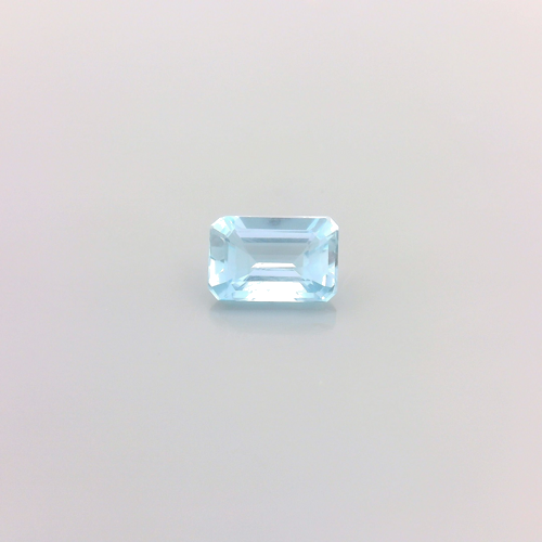 0.57 carat BLUE STEP cut Octagonal Aquamarine (1)