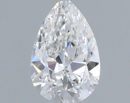 0.3 carat E-VVS2 Natūralus Pear Deimantas (1)