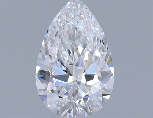 0.32 carat D-VVS1 Natūralus Pear Deimantas (1)