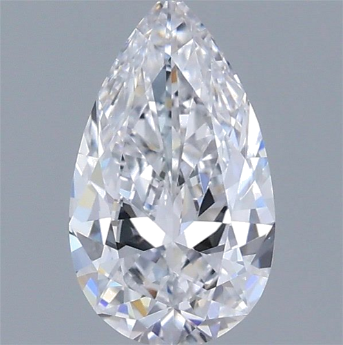 0.54 carat D-VVS2 Natūralus Pear Deimantas (1)