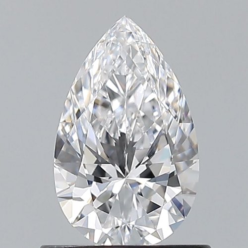 0.7 carat D-VS1 Natūralus Pear Deimantas (1)
