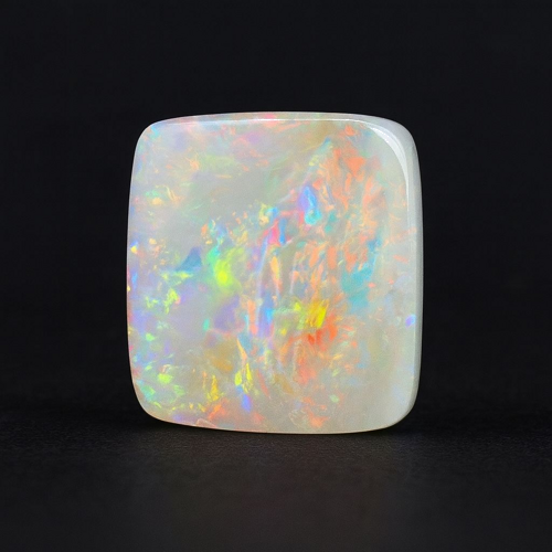 0.69 carat WHITE Cushion Opal (1)