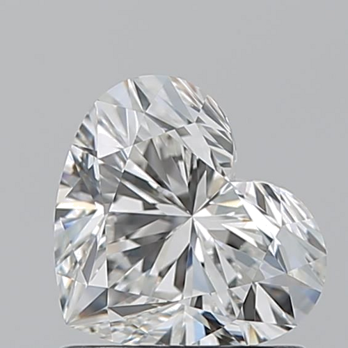 1.03 carat G-VVS2 Natūralus Heart Deimantas (1)