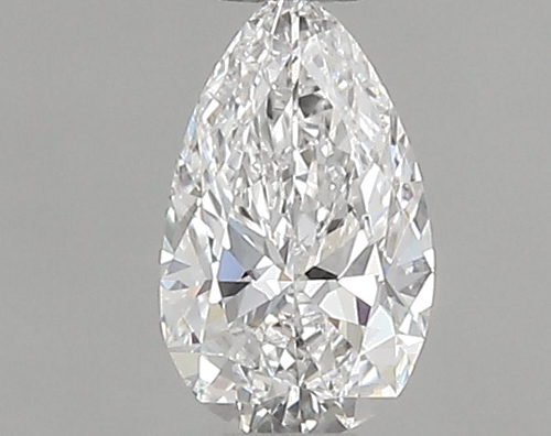 0.32 carat D-VS2 Natūralus Pear Deimantas (1)