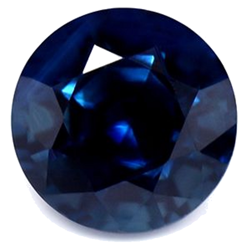 0.7 carat BLUE Round Safyras (1)