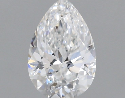 0.52 carat E-VVS2 Natūralus Pear Deimantas (1)