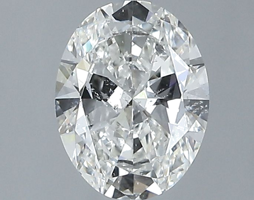 1.0 carat H-SI2 Natūralus Oval Deimantas (1)