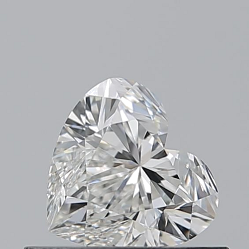 0.5 carat H-VS2 Natūralus Heart Deimantas (1)