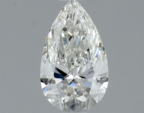 0.5 carat H-SI1 Natūralus Pear Deimantas (1)