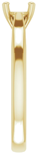 Sužadėtuvių Žiedas 18k yellow gold Round 5.5mm (4)