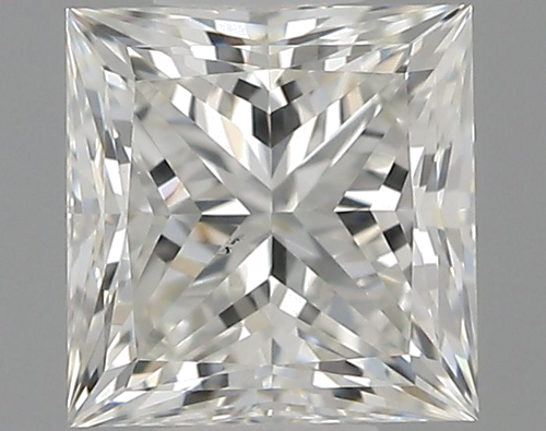 0.6 carat I-VS2 Natūralus Princess Deimantas (1)