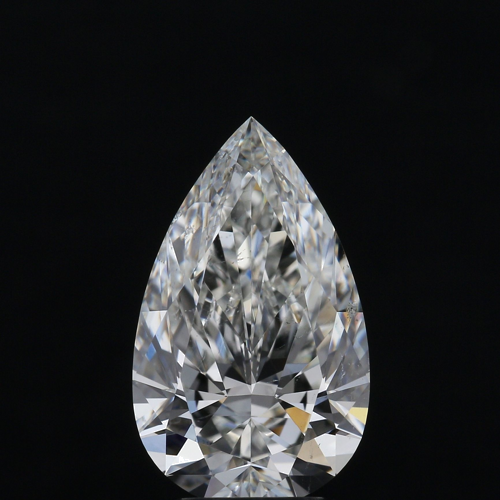 3.12 carat G-SI1 Natūralus Pear Deimantas (1)