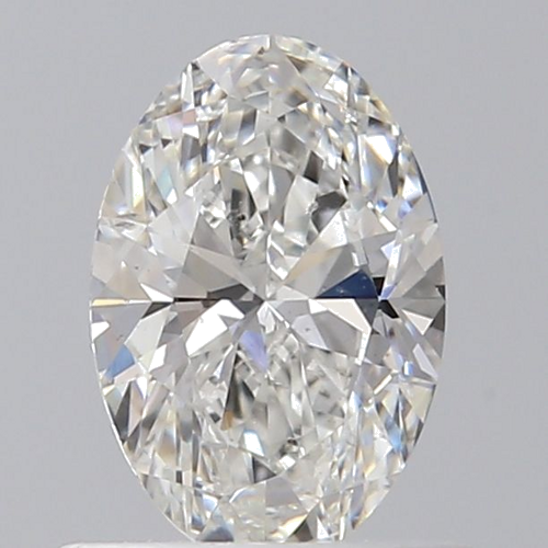 0.6 carat G-SI1 Natūralus Oval Deimantas (1)