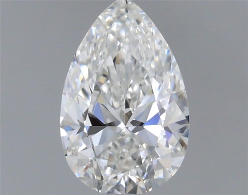 0.5 carat F-VS2 Natūralus Pear Deimantas (1)