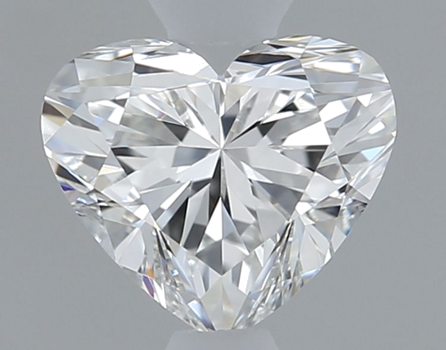 0.42 carat F-IF Natūralus Heart Deimantas (1)