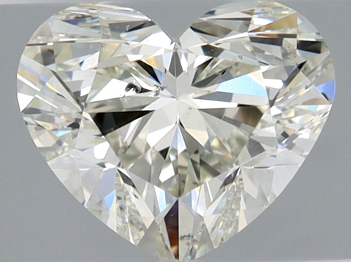 1.5 carat K-SI1 Natūralus Heart Deimantas (1)