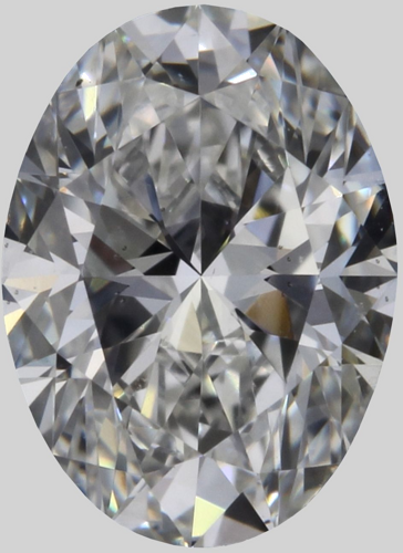 0.42 carat F-SI1 Natūralus Oval Deimantas (1)
