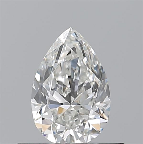 0.5 carat G-VVS1 Natūralus Pear Deimantas (1)
