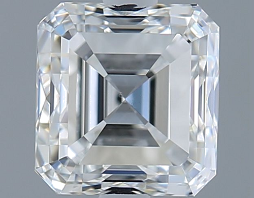 1.5 carat F-VS2 Natūralus Asscher Deimantas (1)