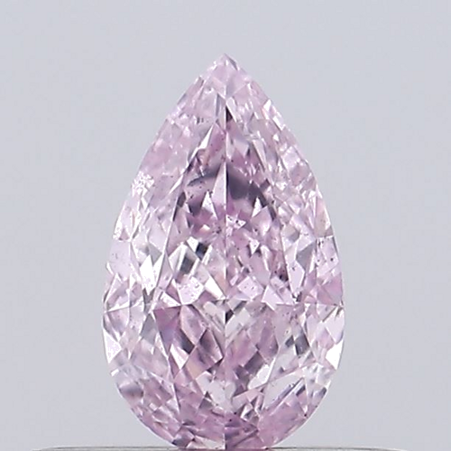 0.32 carat Fancy Purplish Pink-SI1 Natūralus Pear Deimantas (1)