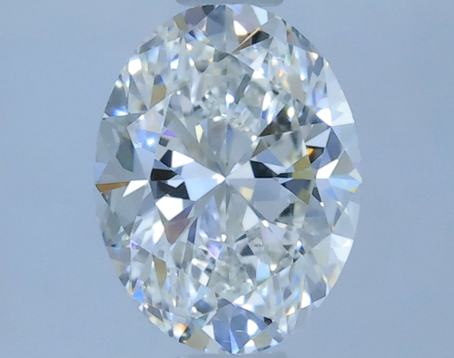 0.7 carat F-SI1 Natūralus Oval Deimantas (1)