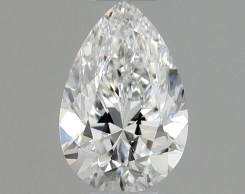 0.4 carat D-VS2 Natūralus Pear Deimantas (1)