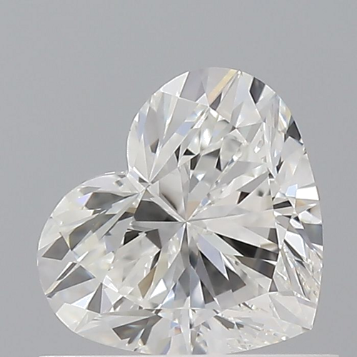 0.7 carat G-VVS1 Natūralus Heart Deimantas (1)