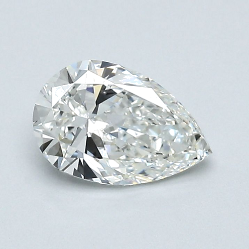 0.71 carat H-IF Natūralus Pear Deimantas (1)