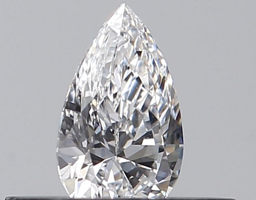 0.24 carat D-VS1 Natūralus Pear Deimantas (1)