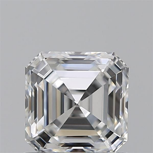 1.01 carat F-VVS2 Natūralus Asscher Deimantas (1)