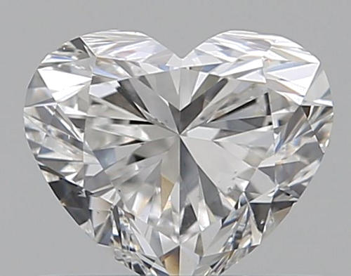 0.61 carat F-VS2 Natūralus Heart Deimantas (1)
