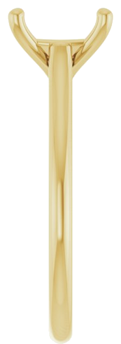 Sužadėtuvių Žiedas „Solitaire“ 750 Geltonojo Aukso Oval 10mm x 8mm (4)