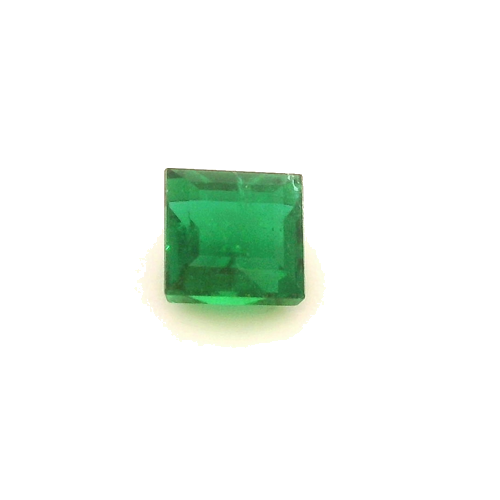 0.36 carat GREEN Square Smaragdas (1)
