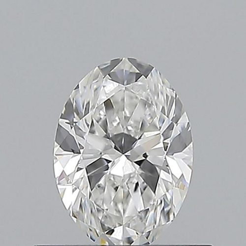0.56 carat F-VVS2 Natūralus Oval Deimantas (1)