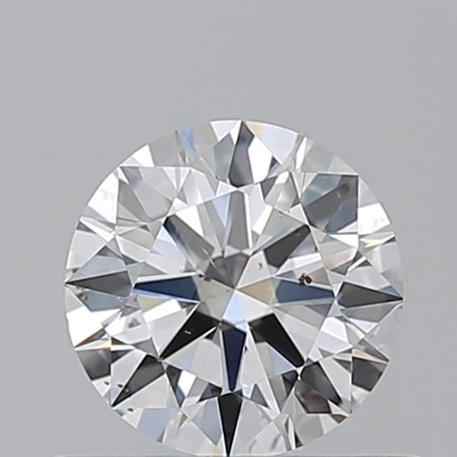 0.59 carat F-SI1 Excellent cut Natūralus Round Deimantas (1)