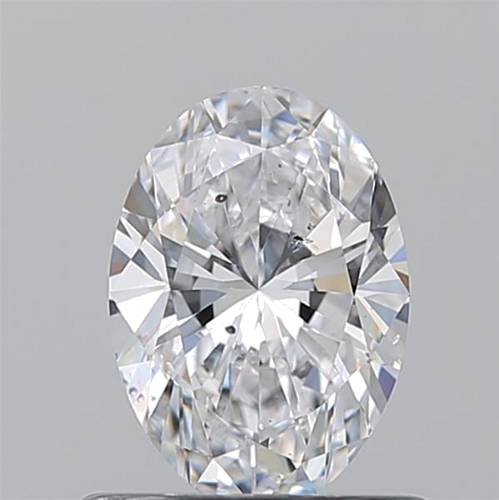 0.7 carat D-SI2 Natūralus Oval Deimantas (1)