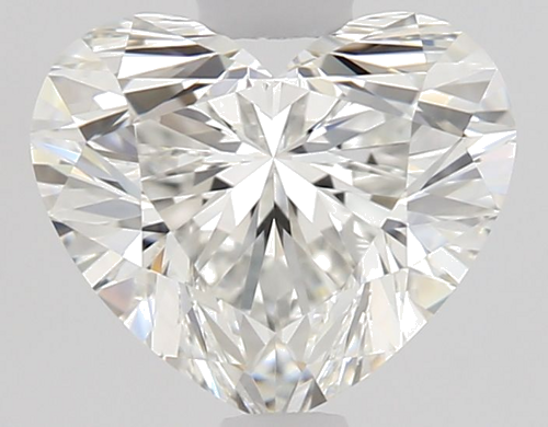 1.06 carat G-VVS1 Natūralus Heart Deimantas (1)
