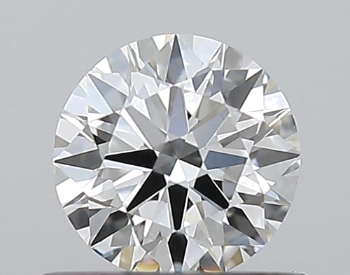 0.51 carat F-VVS1 Excellent cut Natūralus Round Deimantas (1)