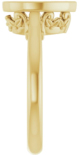 Sužadėtuvių Žiedas „Bezel-Set“ 14k yellow gold Pear 10mm x 7mm (4)
